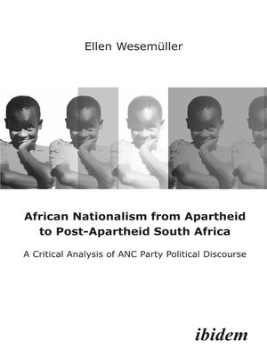 cover image of African Nationalism from Apartheid to Post-Apartheid South Africa